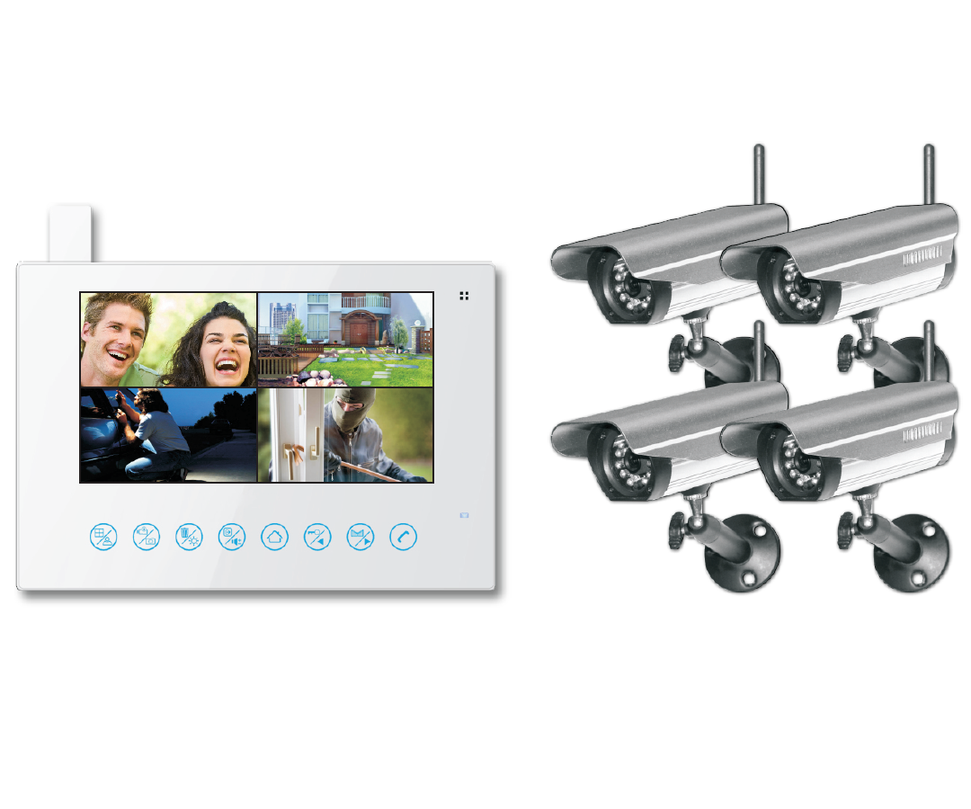 2.4G DIGITAL WIRELESS MONITOR & CAMERA KIT M478T